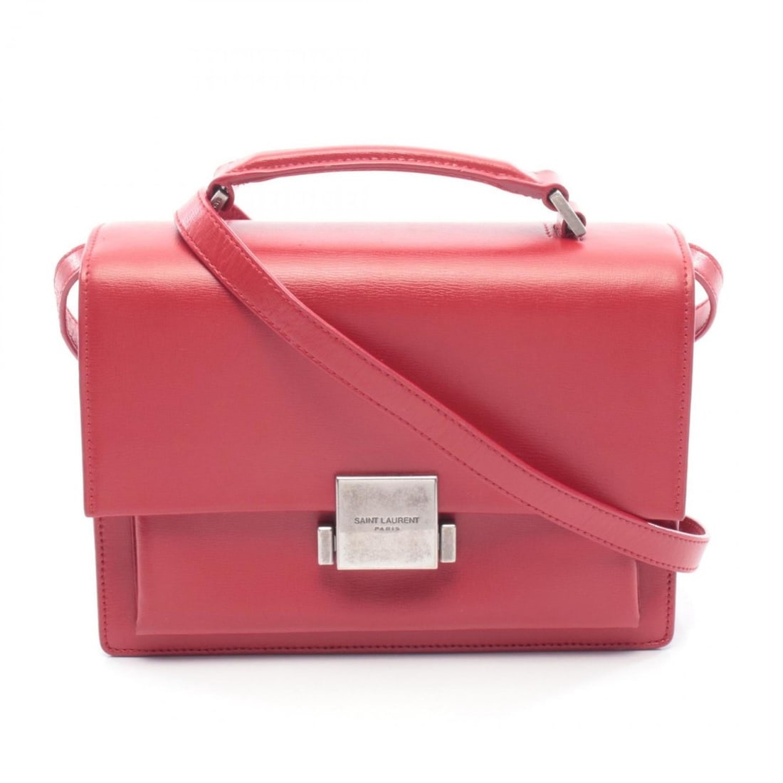 Yves Saint Laurent Saint Laurent Paris Belle Chasse Medium Shoulder Bag/Handbag in Red Leather, (1 of 13)