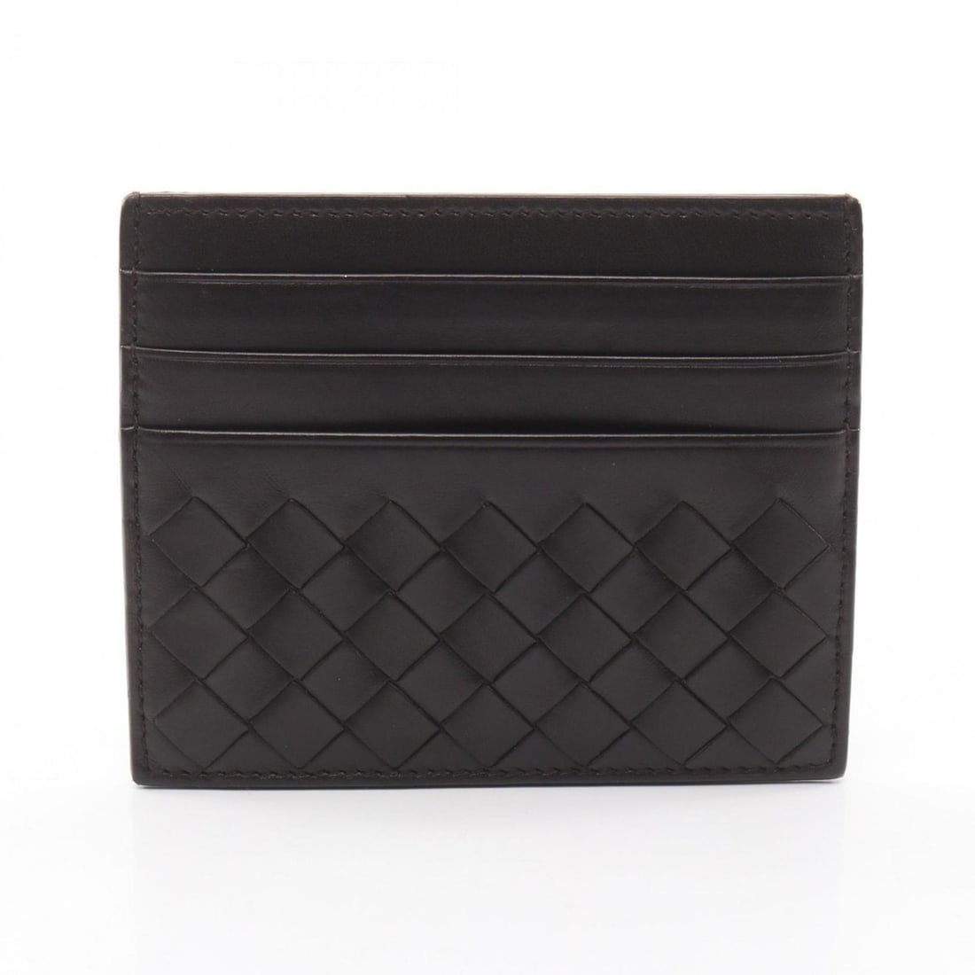 Bottega Veneta Intrecciato Leather Business Card Case/Card Case for Men and Women in Brown (1 of 20)