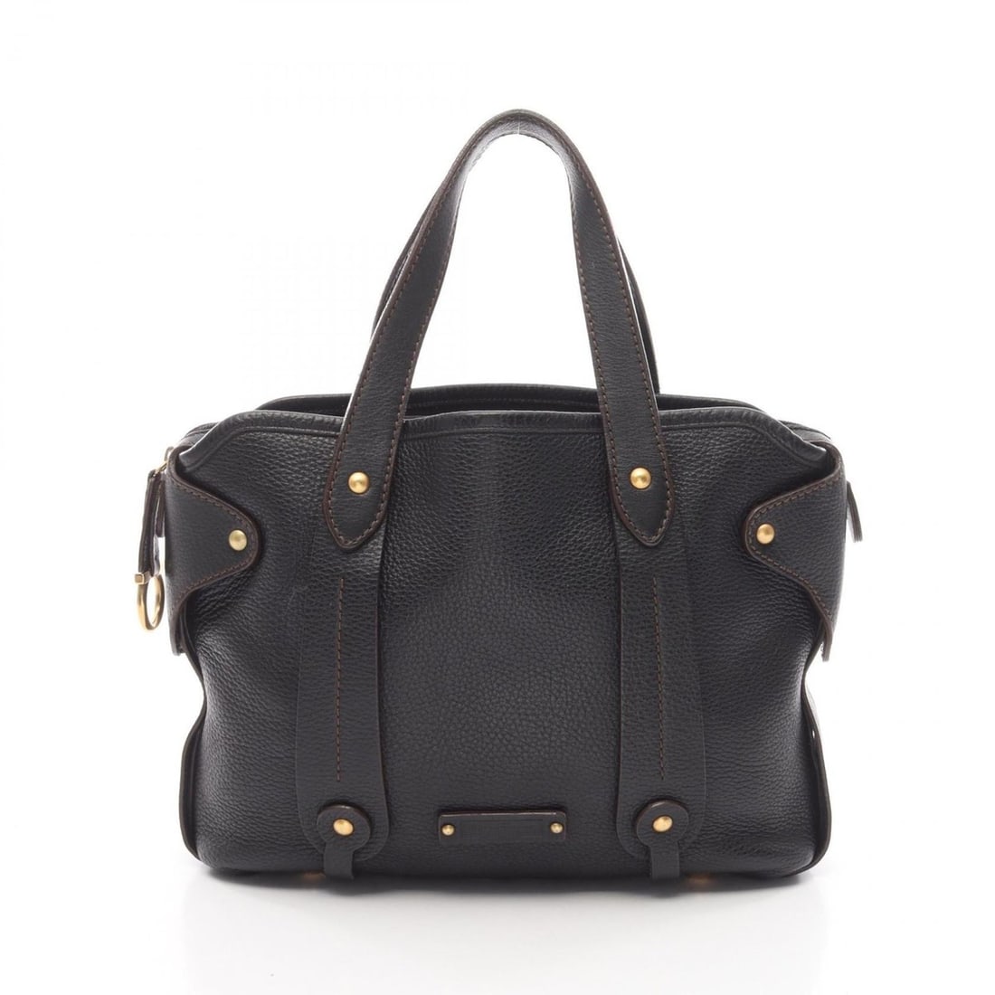 Salvatore Ferragamo Gancini handbag, leather, women's, brown, 21 6823: --- Catalog ---Category: SizeSize (HxWxD): 27cm x 37cm x 8cm / 10.62'' x 14.56'' x 3.14''Category: DesignType: HandbagColor: BrownGender: WomenMaterial: Leather Category: GeneralMPN: 21 6823Brand: Sal