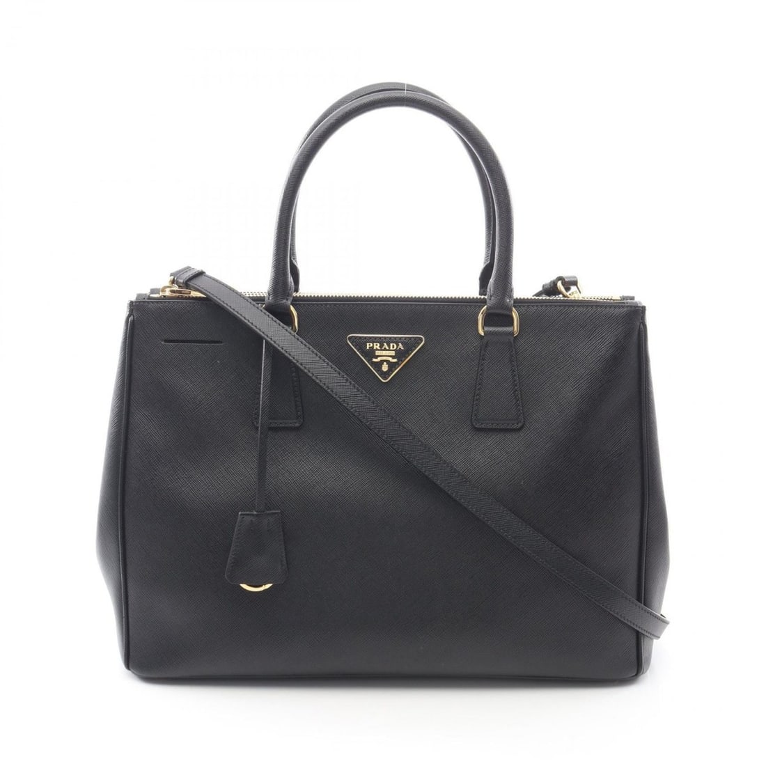 Prada SAFFIANO LUX Galleria Large Tote Bag in Saffiano Leather, Women's, Black: --- Catalog ---Category: SizeSize (HxWxD): 24cm x 33cm x 15cm / 9.44'' x 12.99'' x 5.9''Category: DesignType: Handbag, Tote bagColor: BlackGender: WomenMaterial: Saffiano Category: GeneralBrand: Prada