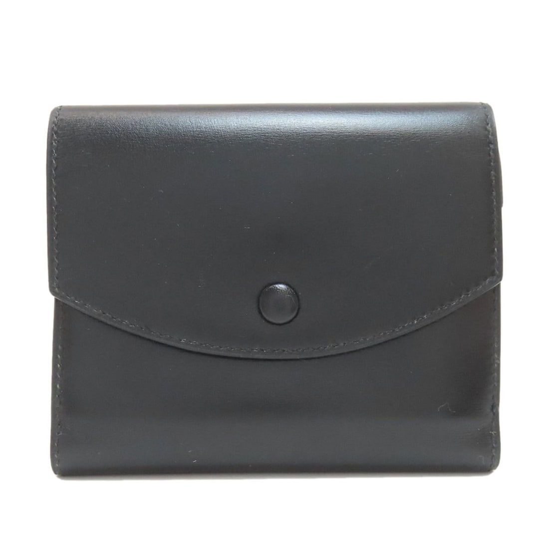 Hermes Tri-fold Compact Wallet, Gold Hardware, Bi-fold Box Calf Leather, Women's, HERMES (1 of 20)