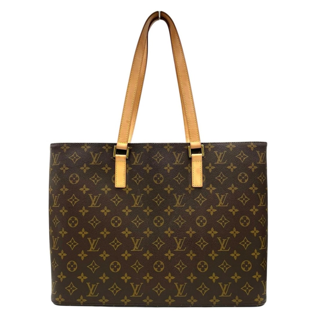 Louis Vuitton Luco Tote Bag M51155 Monogram Canvas Brown Women's Handbag (1 of 12)