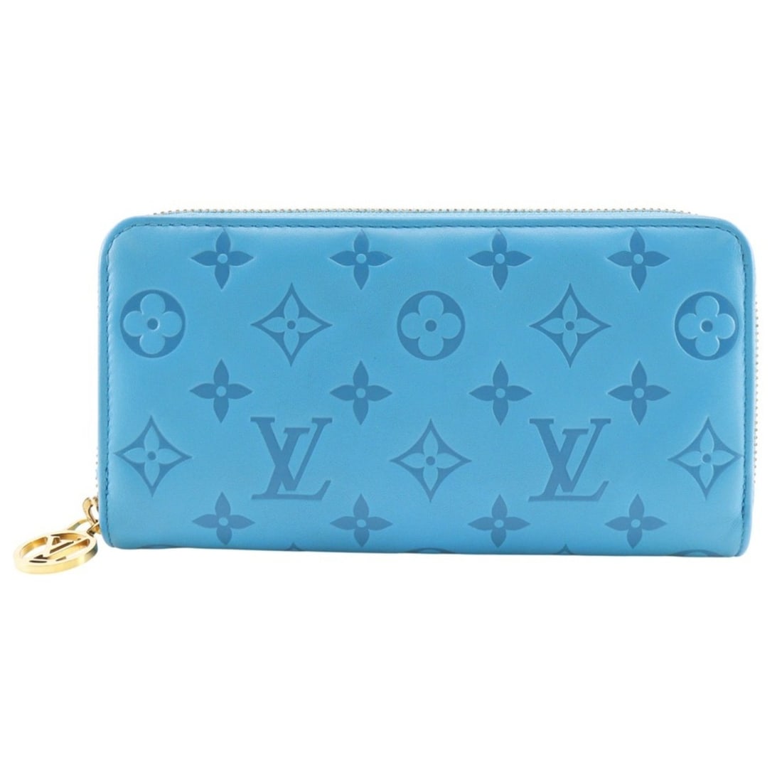 Louis Vuitton Zippy Wallet, Coussin Monogram Embossed Long Wallet M81512, Lamb Leather with (1 of 15)