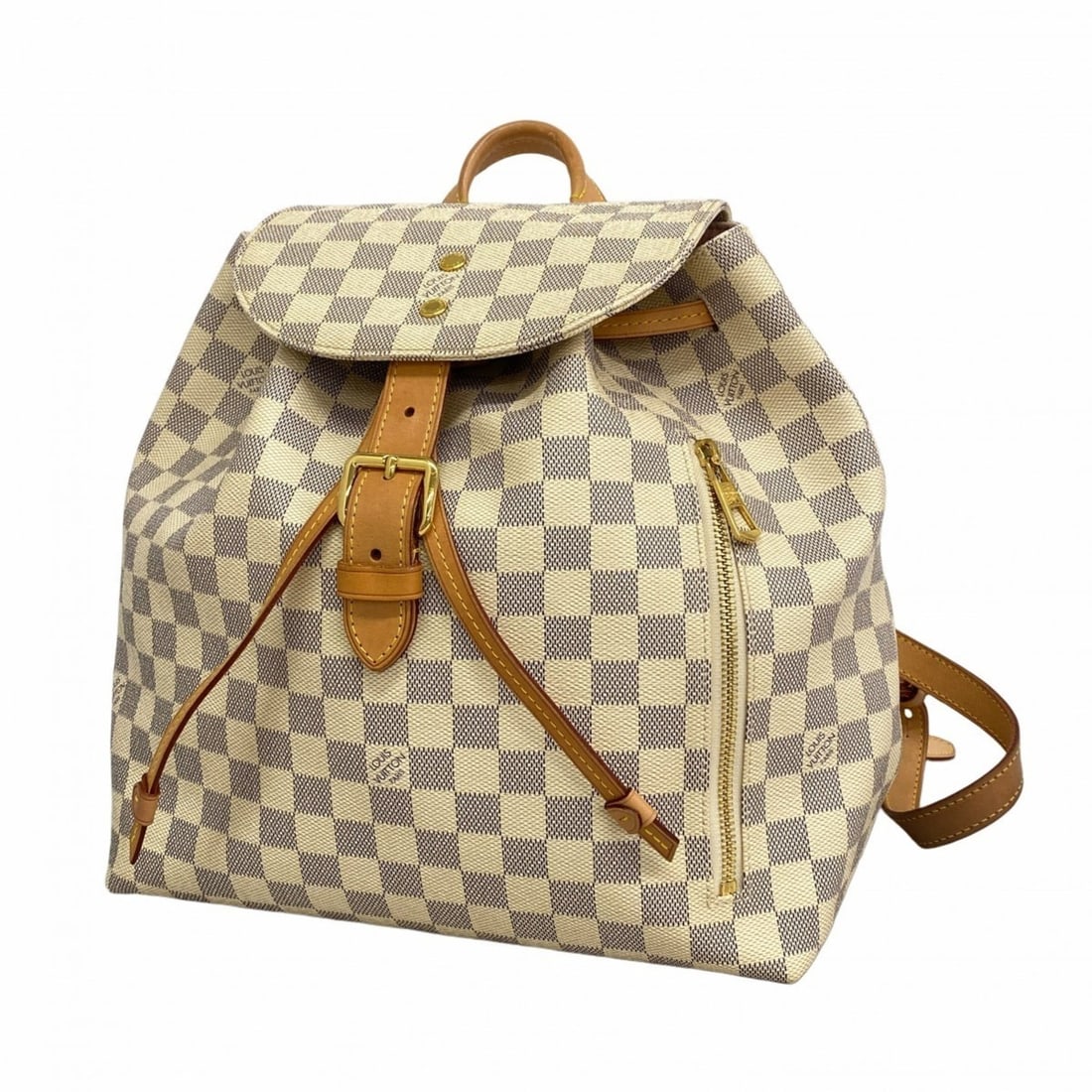 Louis Vuitton Backpack/Daypack Damier Azur Speron N41578 White Women's P2394351 (1 of 16)