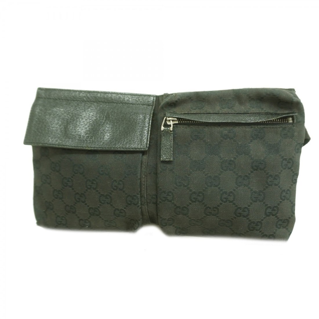Gucci GG Canvas Waist Bag 28566 Black Women's P2391576 (1 of 10)