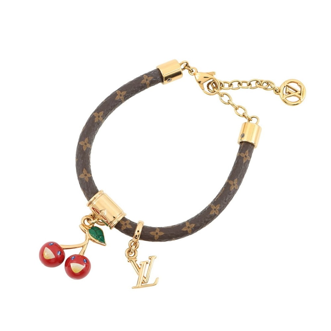 Louis Vuitton Monogram LV x TM Cherry Bracelet M8977Z LOUIS VUITTON Takashi Murakami Collaboration (1 of 16)