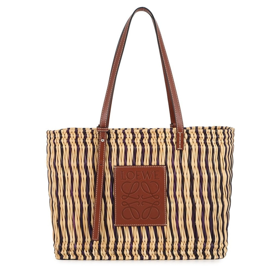 LOEWE Anagram Tote Bag, Basket Raffia, A223099X02, LOEWE, Handbag (1 of 18)