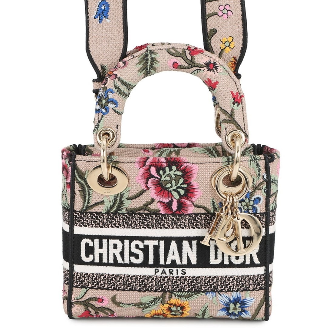 Christian Dior Women's D-Lite Mini Handbag M0500OEAU 2-way Flower (1 of 20)