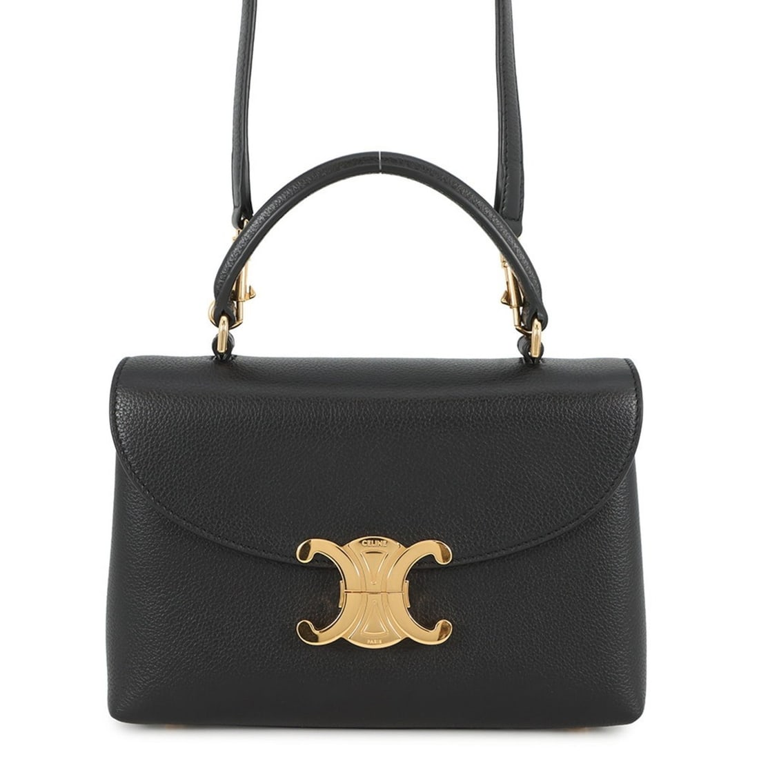 Celine Teen Nino handbag in calfskin leather (118113FXK). 2-way black. for women. (1 of 20)