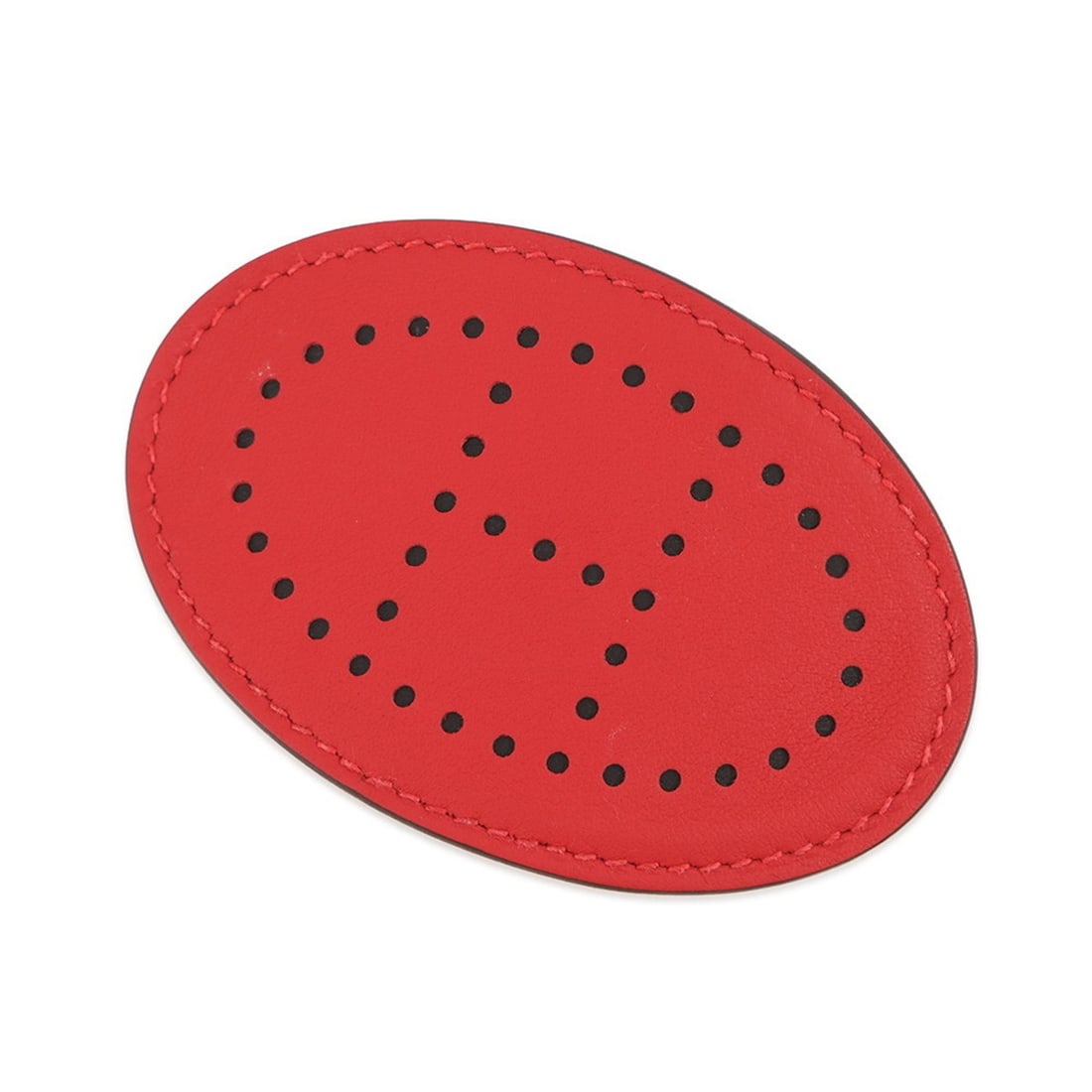 Hermes Hermès Barrette Evelyn PM Rouge Ladue Swift Hair Clip: --- Catalog ---Category: SizeSize (LxW): 4.7cm x 7.5cm / 1.85'' x 2.95''Category: DesignType: BarretteColor: Red colorGender: WomenMaterial: Swift leatherCategory: GeneralBrand: HermesCountry of Origi