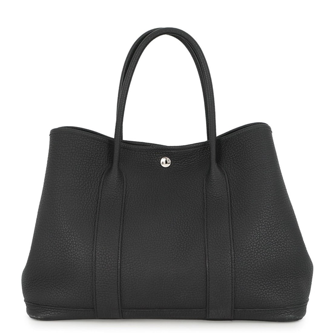Hermes Garden PM Tote Bag, Black, Negonda, Z Stamp, Garden, Handbag, Women's, HERMES (1 of 16)