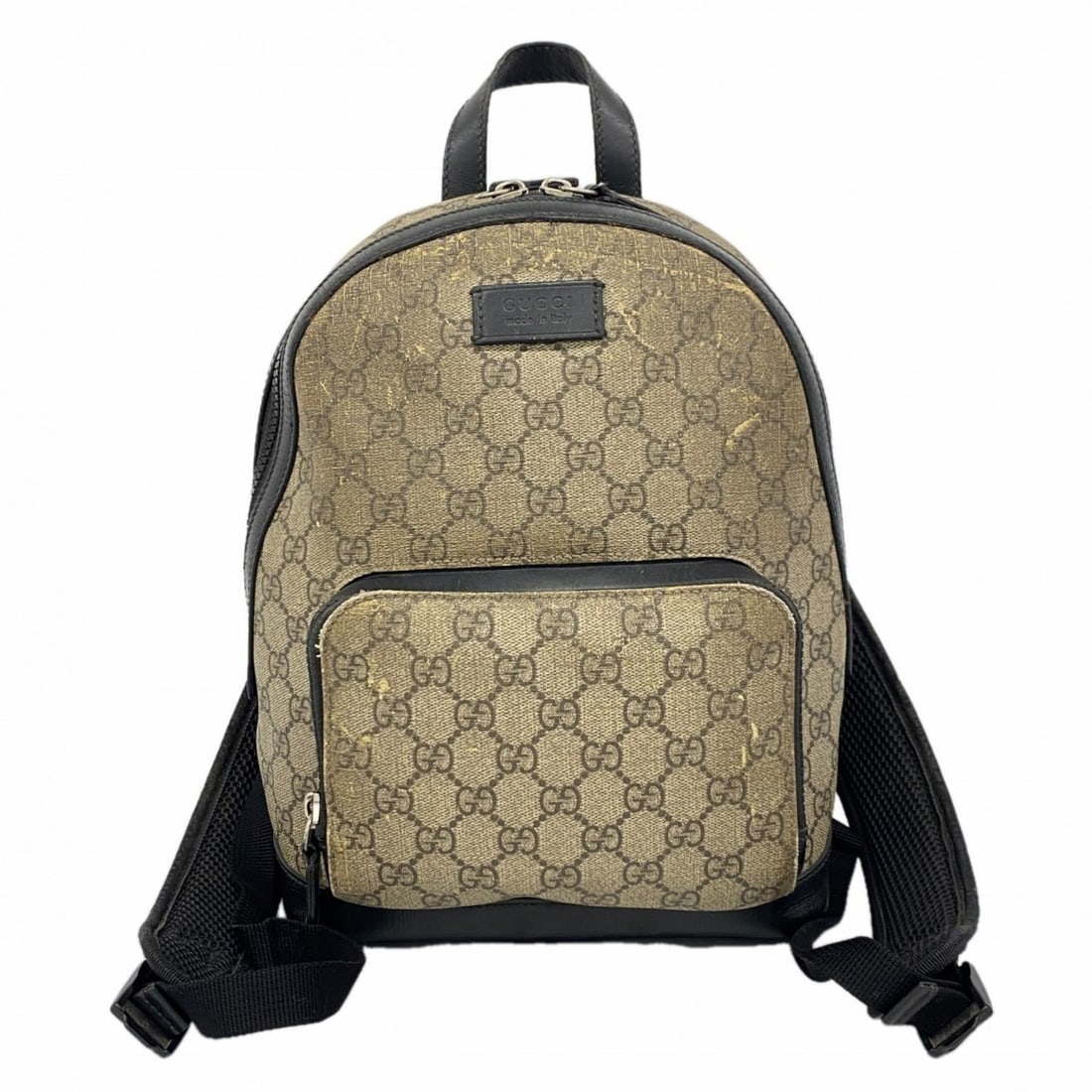 Gucci GG Supreme Backpack/Daypack 429020 Brown/Black Women's P2391375 (1 of 15)