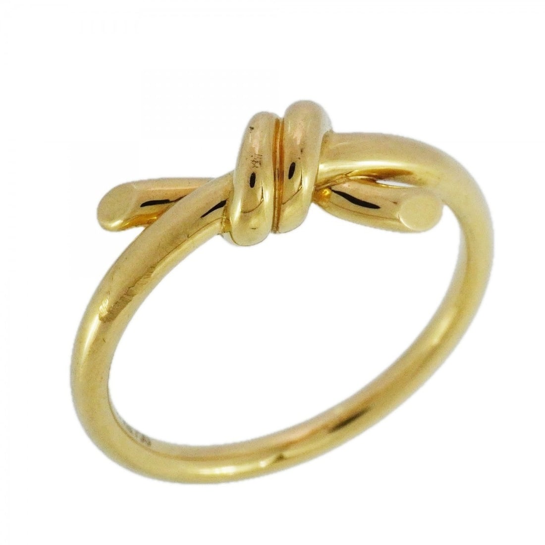 Tiffany Knot Ring, 18KYG Yellow Gold, Size 8, Women's (1 of 13)