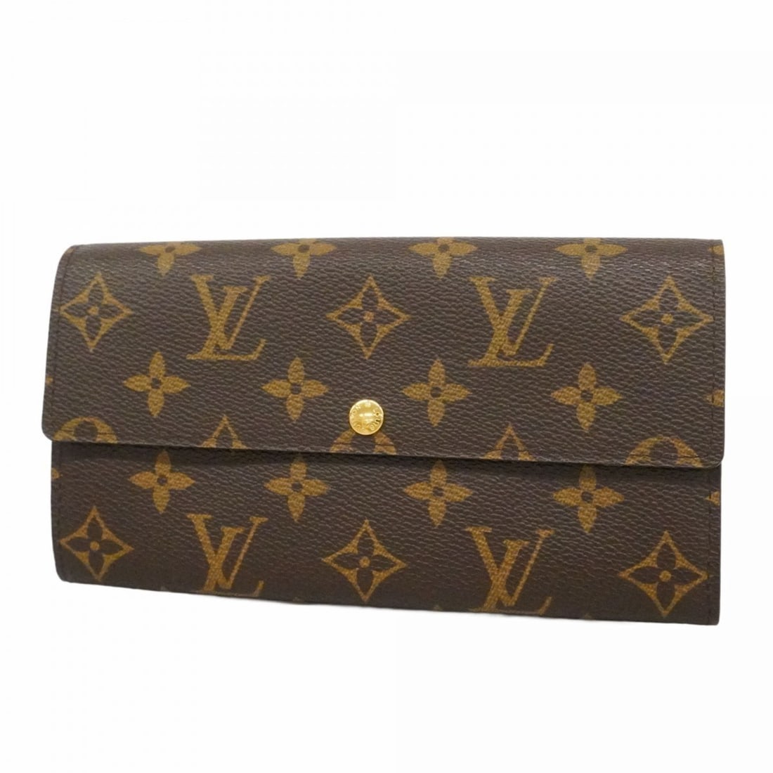 Louis Vuitton Monogram Fleuri Portefeuille Sarah M60232 Rose Women's Long Wallet (1 of 20)