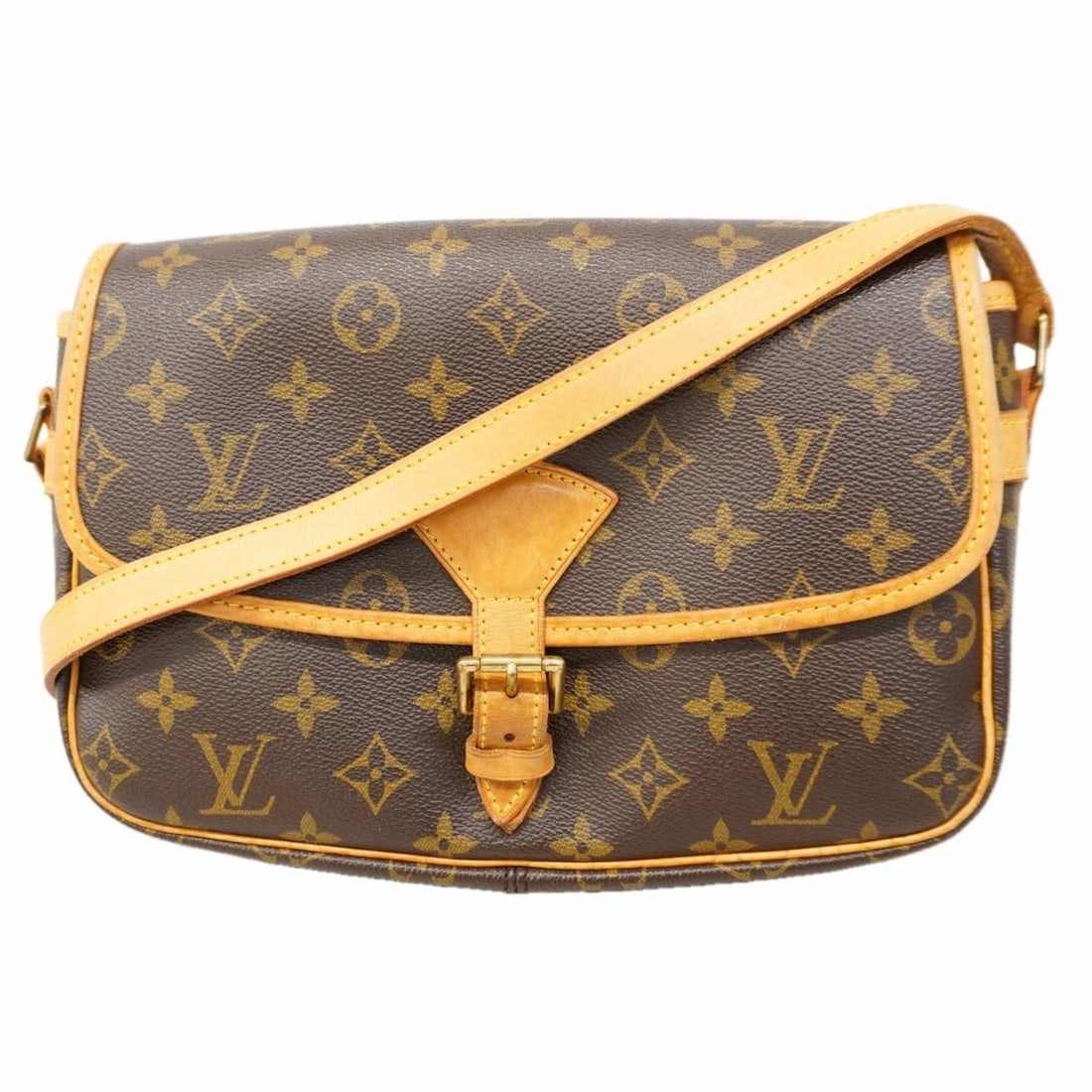Louis Vuitton Monogram Sologne Shoulder Bag M42250 Brown Women's (1 of 13)