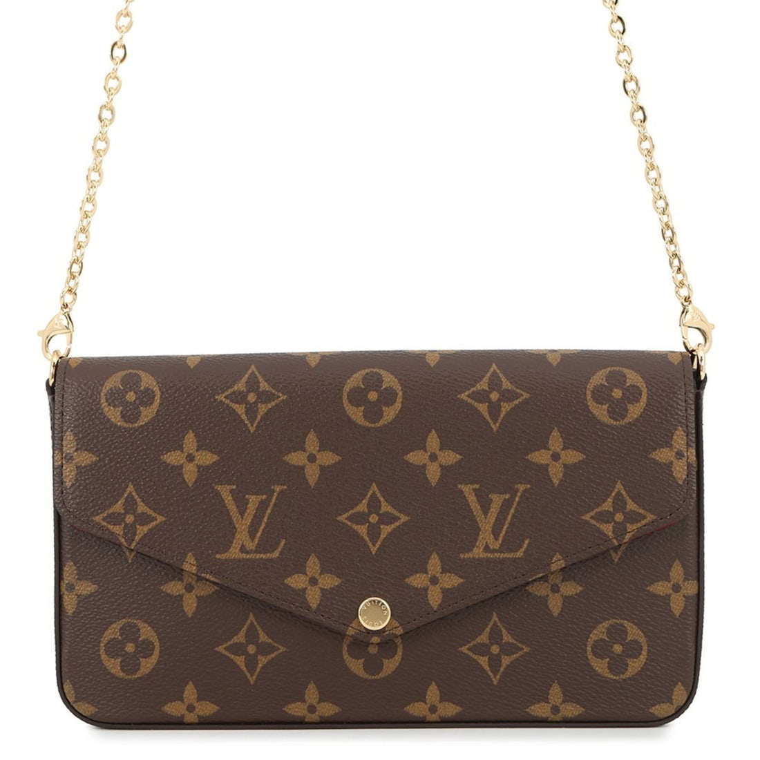 Louis Vuitton Monogram Chain Wallet Pochette Felicie M81896 LOUIS VUITTON Shoulder Bag WALLET (1 of 14)