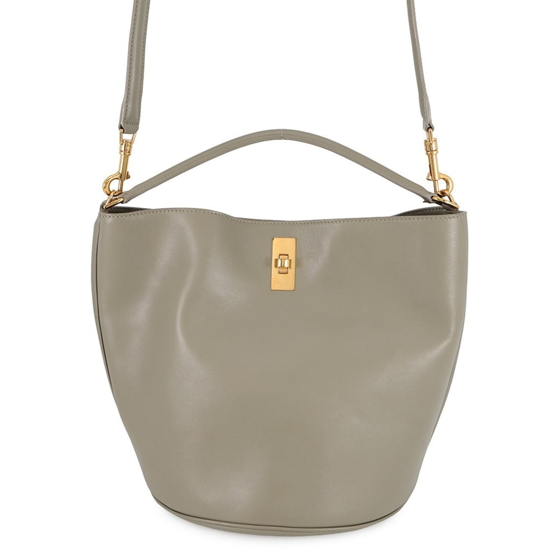 Celine Bucket 16 Leather Handbag 195573CR8 CELINE 2-way Shoulder Bag: --- Catalog ---Category: SizeSize (HxWxD): 24.5cm x 19cm x 22cm / 9.64'' x 7.48'' x 8.66''Category: DesignType: Handbag, Shoulder bagColor: Green, Light greenGender: WomenMaterial: Leather Category: G