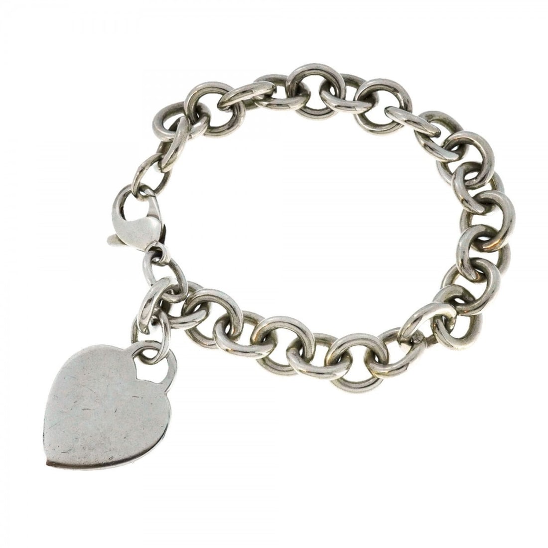 Tiffany Bracelet Heart Tag Silver 925 Women's (1 of 13)