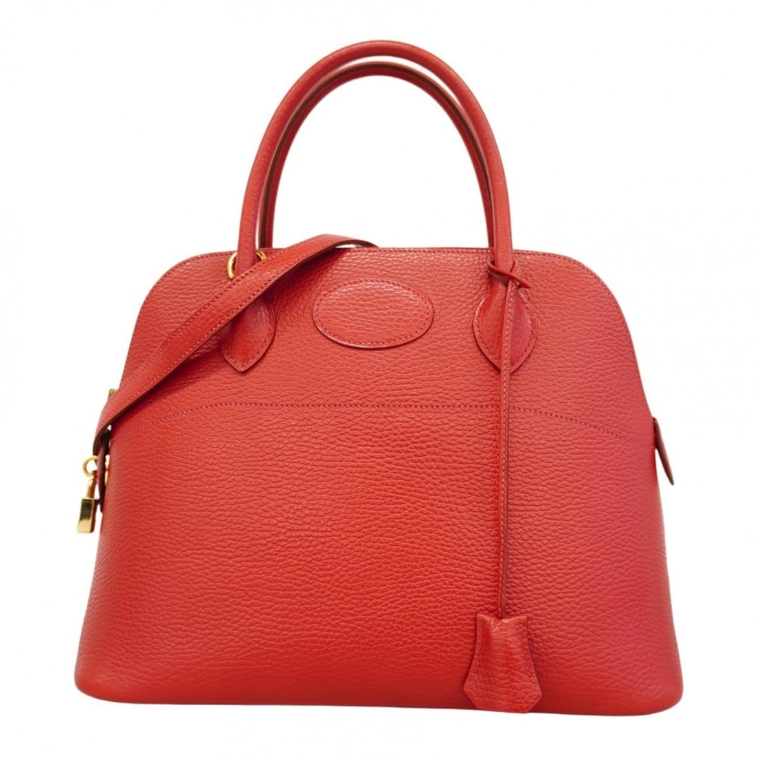 Hermes Hermès Bolide 31 Ardennes Rouge Kazak Handbag, 2-Way Bag for Women, F Stamped (1 of 16)