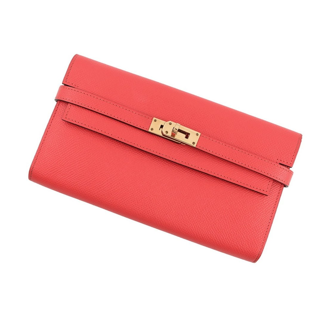 Hermes Kelly Wallet Long Rose Jaipur Epson X Stamp HERMES WALLET: --- Catalog ---Category: SizeSize (HxWxD): 11cm x 20cm / 4.33'' x 7.87''Category: DesignType: Long wallet (bi-fold)Color: Rose jaipurGender: WomenMaterial: Epsom leather Category: GeneralBrand: Hermes