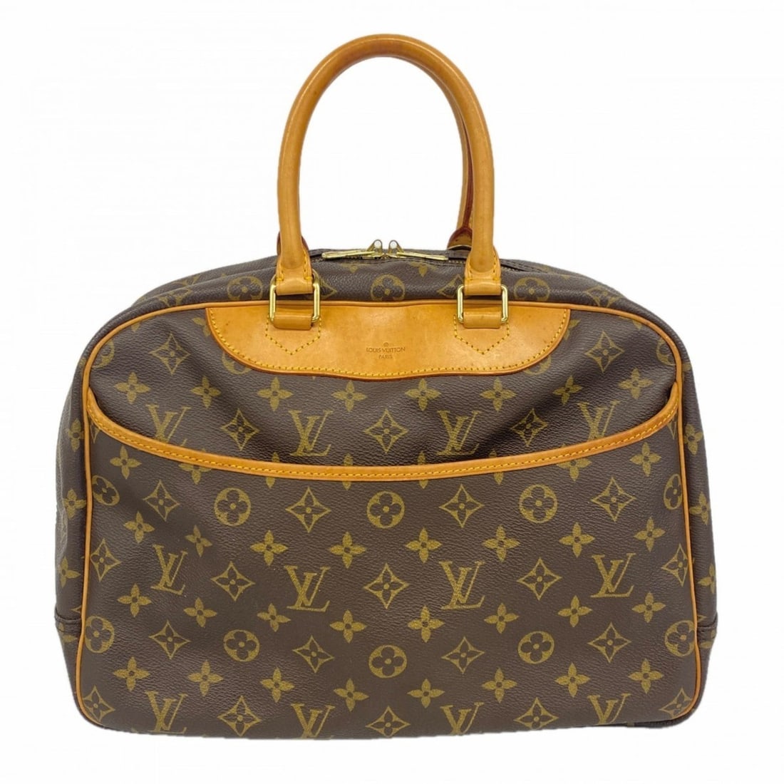 Louis Vuitton Monogram Deauville Handbag M47270 Brown Women's (1 of 14)