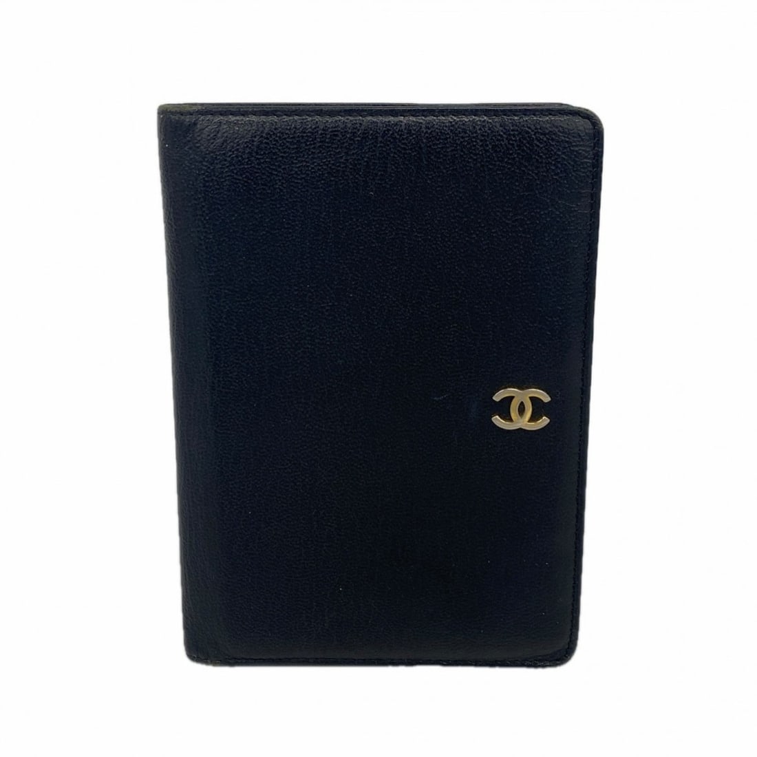 Chanel leather wallet, black, women's (1 of 13)
