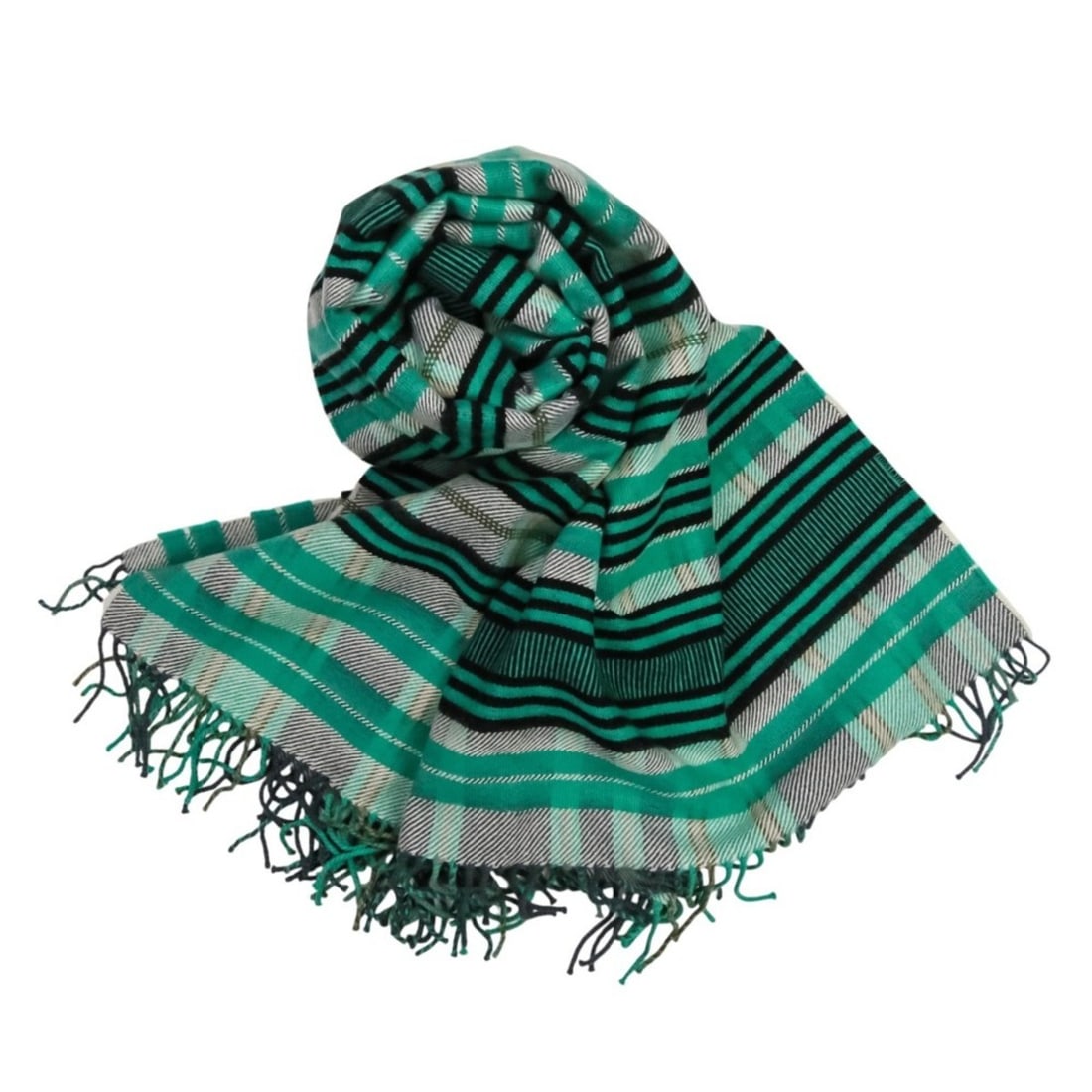 HERMES Cashmere Tartan Check Fringe Blanket Scarf Large Stole Shawl Green Women's: --- Catalog ---Category: SizeSize (LxW): 2m x 77cm / 78.74'' x 30.31''Category: DesignType: StoleColor: GreenGender: WomenCategory: GeneralBrand: Hermes--- Item List ---Section: ConditionRanking: Rank