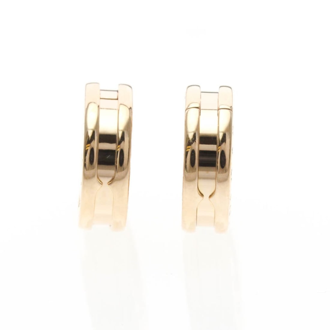 Bvlgari B.zero1 No Stone Pink Gold (18K) Hoop Earrings Pink Gold (1 of 14)