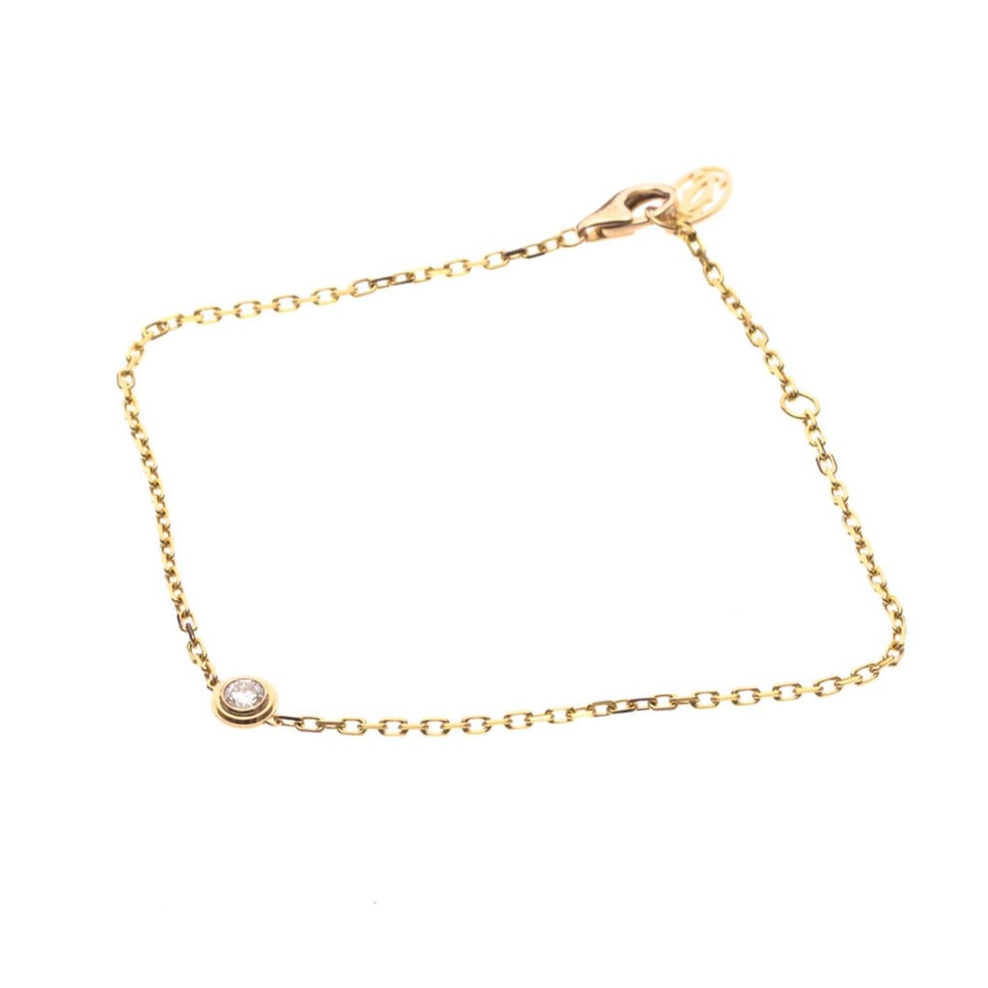 Cartier D'Amour Bracelet LM Pink Gold (18K) Diamond Charm Bracelet Pink Gold (1 of 15)