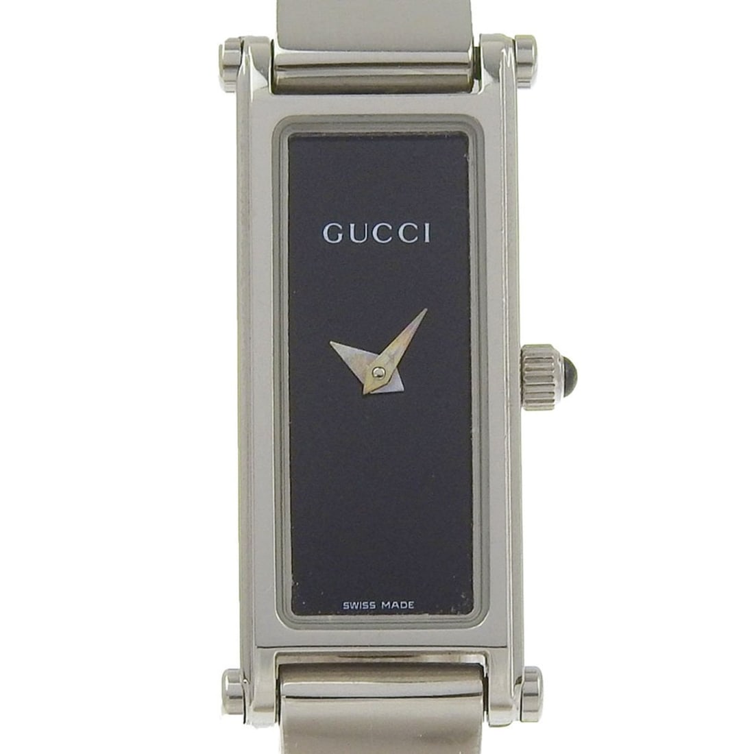 Gucci 1500L Stainless Steel Quartz Analog Watch with Black Dial for Women (1 of 11)