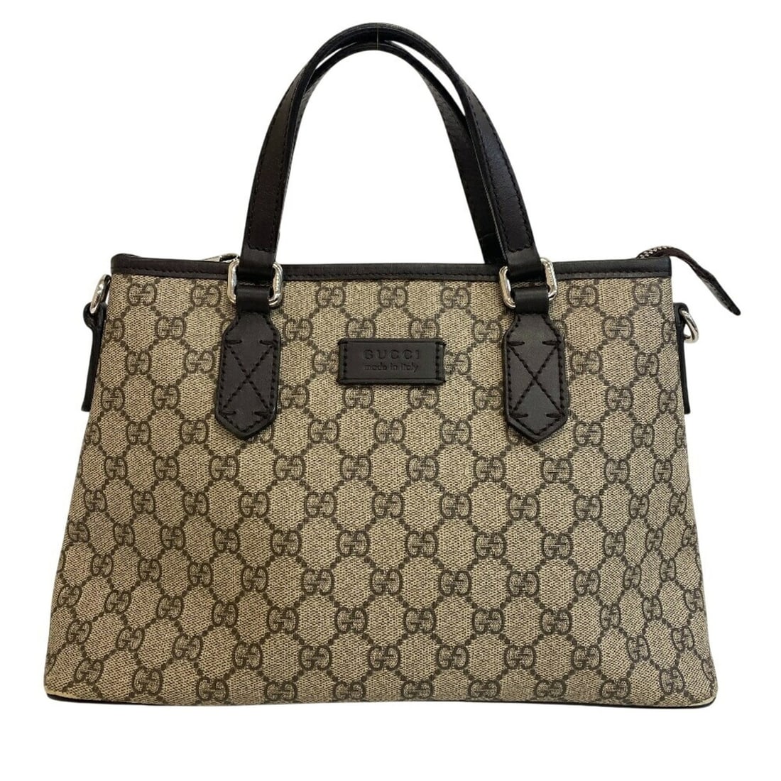 GUCCI 429019 Shoulder Bag GG Supreme Handbag Beige (1 of 20)