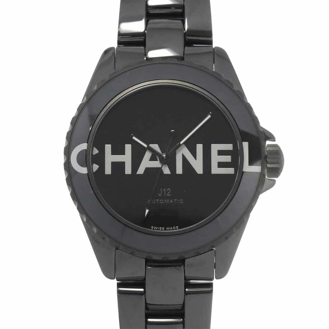 Chanel J12 38mm Wanted de H7418 Men's Watch, Black Ceramic, Date, Automatic (1 of 11)