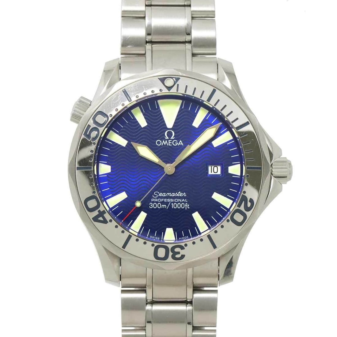 OMEGA Seamaster 300 Professional 2265 80 Men's Watch with Date, Navy Blue, Quartz Movement (1 of 9)