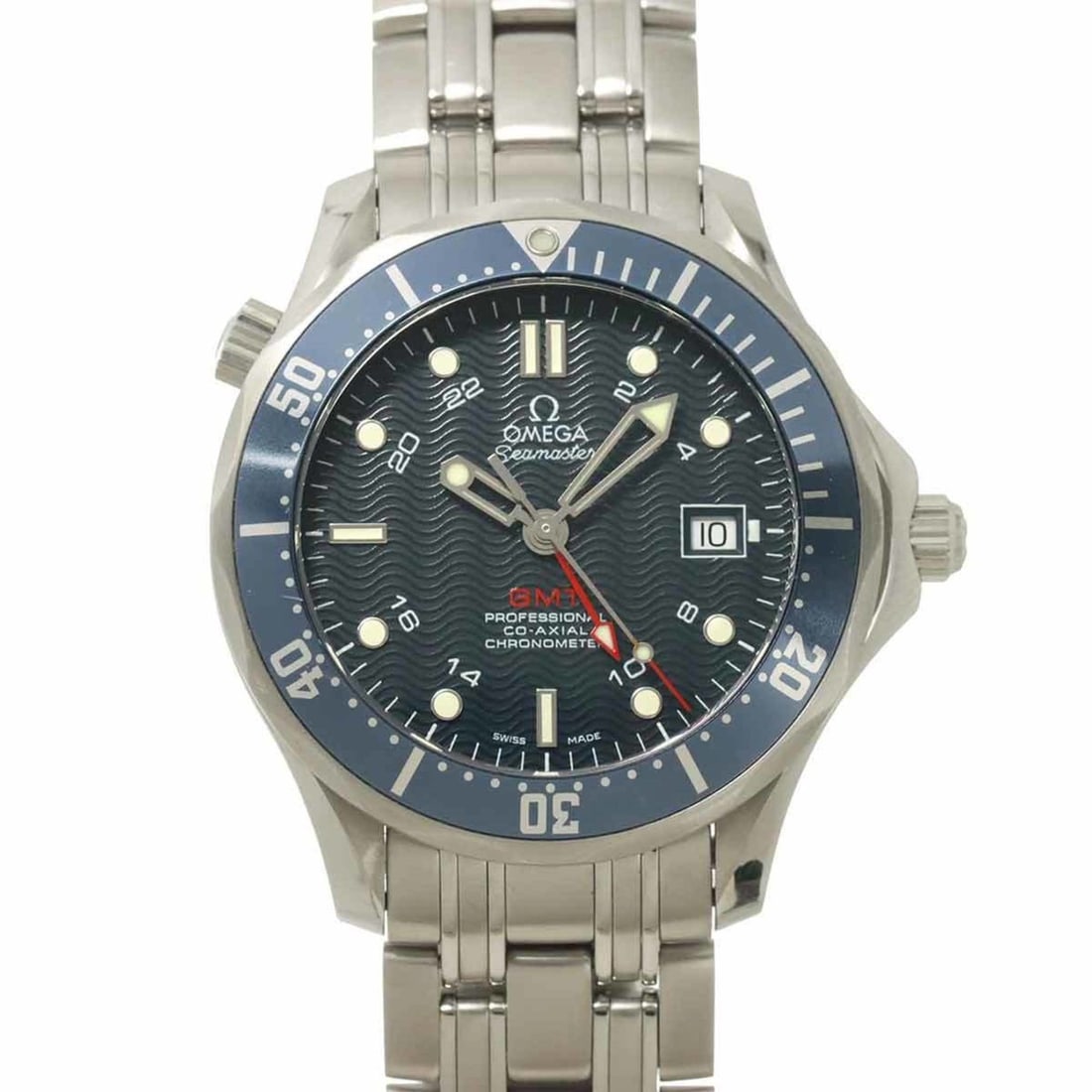 OMEGA Seamaster Professional 300 GMT 2535 80 Men's Watch with Date, Navy Blue, Automatic (1 of 8)