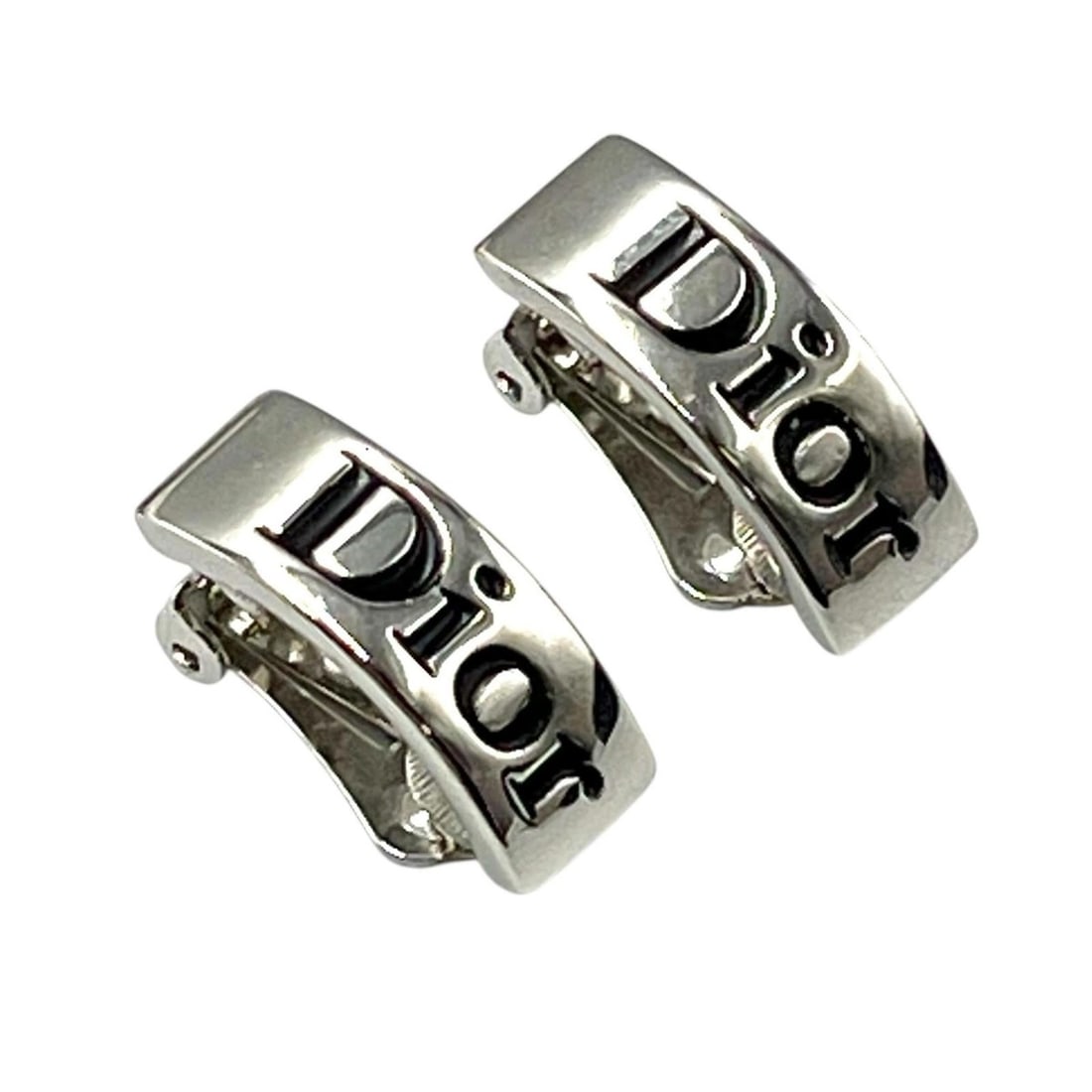 Christian Dior Dior logo motif metal earrings for women (1 of 10)