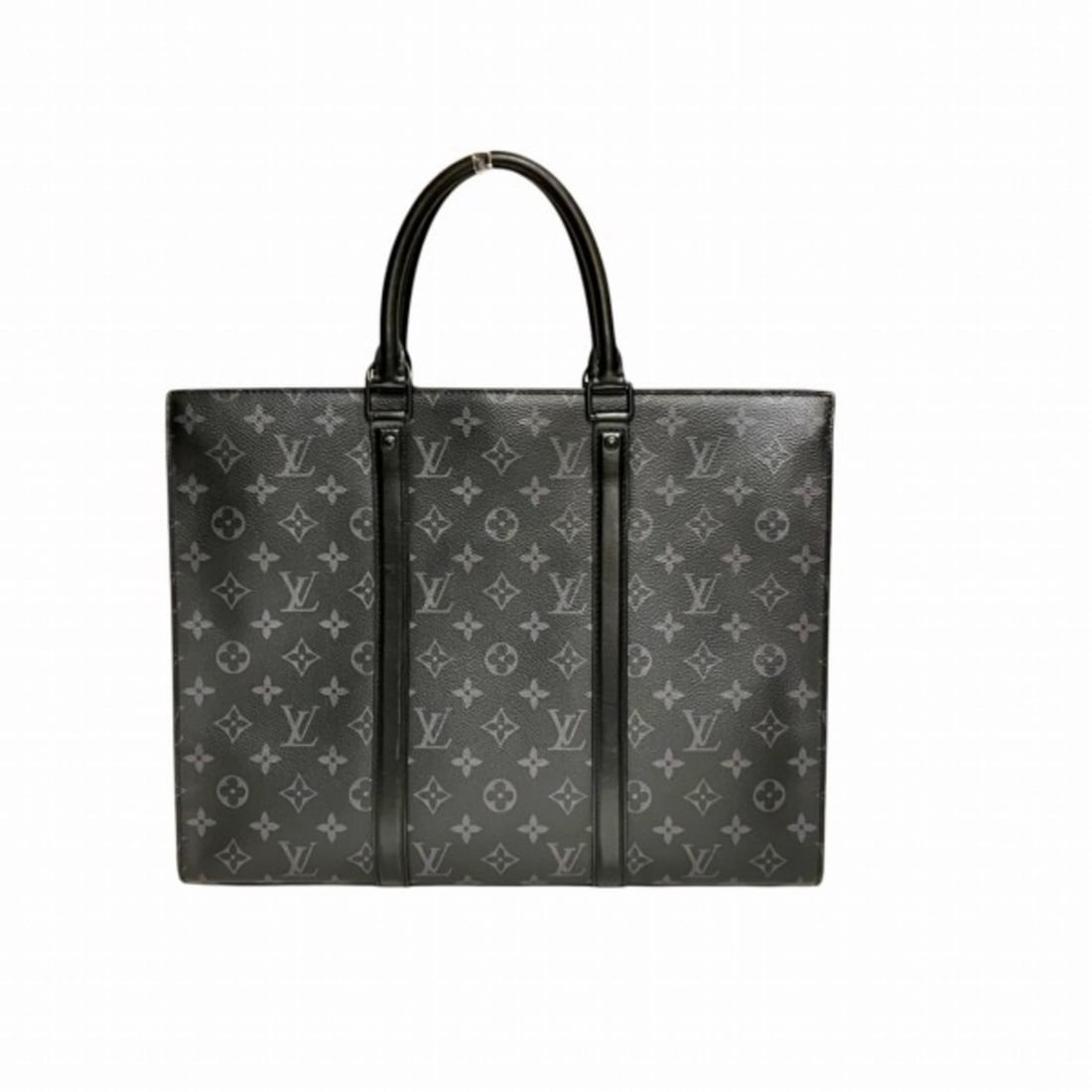 Louis Vuitton Monogram Eclipse Sac Plat Horizontal Zip M45265 Men's Handbag/Business Bag/Briefcase (1 of 9)