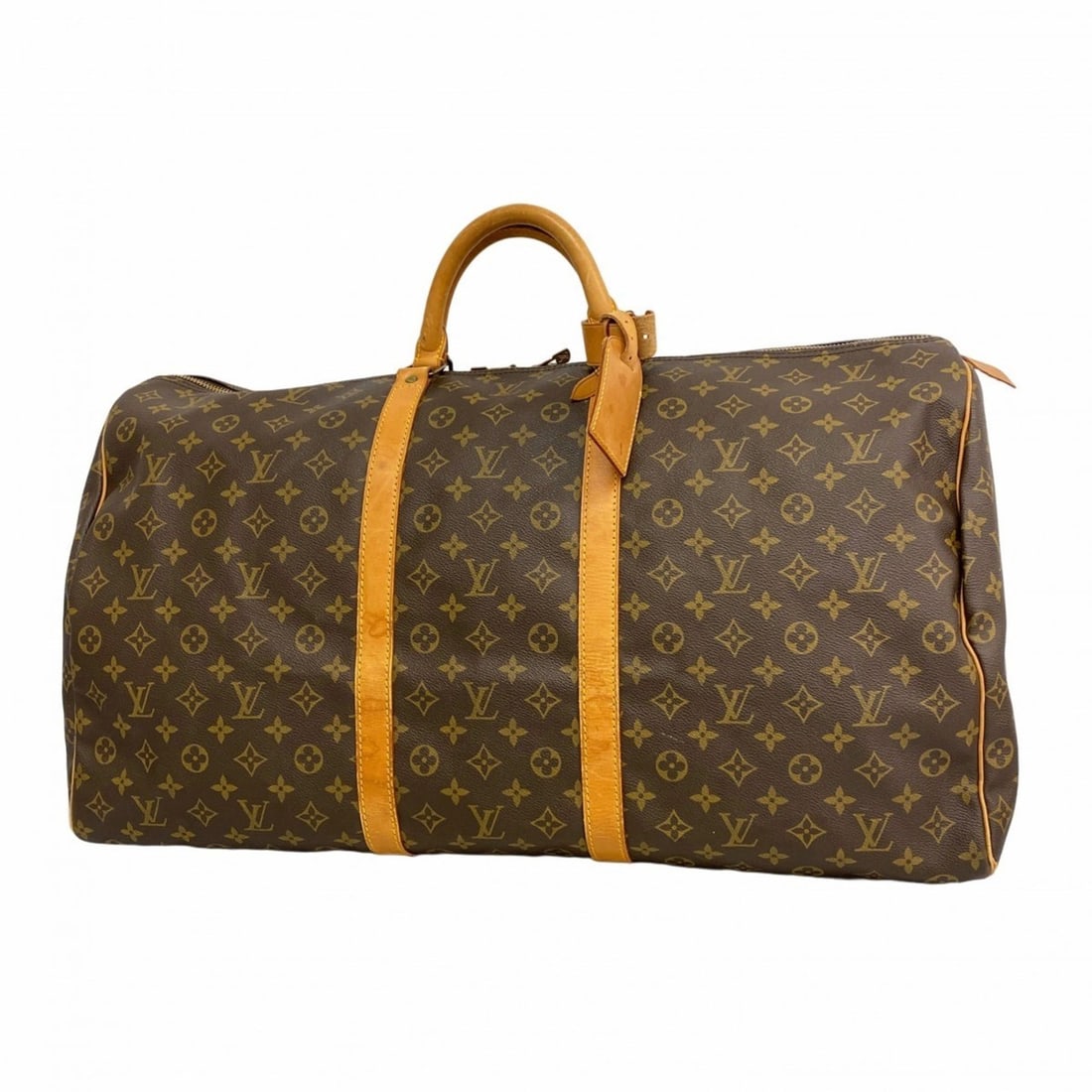 Louis Vuitton Monogram Keepall 60 Boston Bag M41422 Brown Men's/Women's P2483529 (1 of 13)