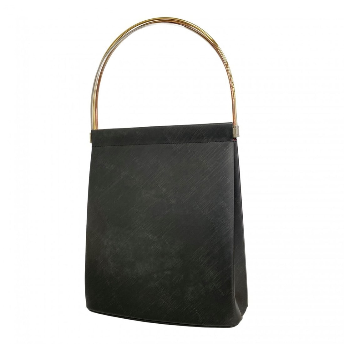 Cartier Trinity Leather Black Gold Women's Handbag P2408038 (1 of 12)