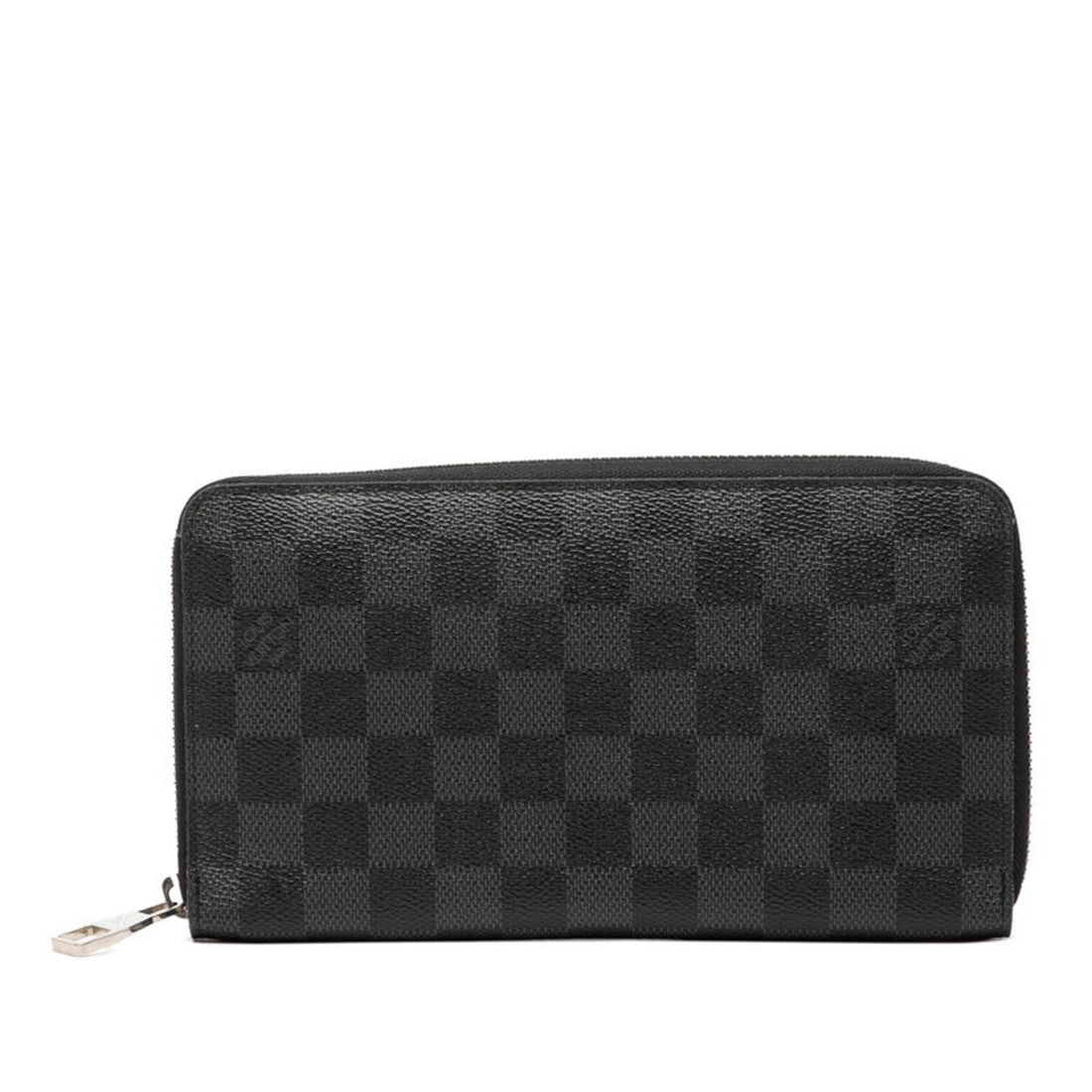 Louis Vuitton Damier Graphite Zippy Organizer Round Zip Long Wallet N63077 Black Leather Men's LOUIS: --- Catalog ---Category: SizeSize (HxWxD): 11.5cm x 20.5cm x 2.5cm / 4.52'' x 8.07'' x 0.98''Category: DesignType: Long wallet (bi-fold)Color: BlackGender: MenMaterial: PVC , Leather Category: General