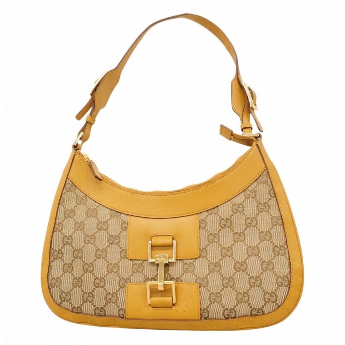 Gucci GG Canvas Shoulder Bag 001 4128 Beige Women's (1 of 13)