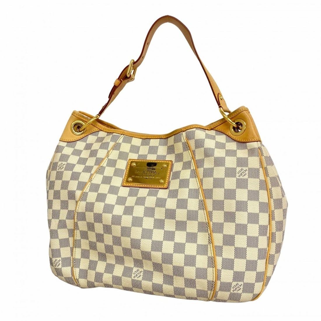 Louis Vuitton Damier Azur Galliera PM Shoulder Bag N55215 White Women's (1 of 10)
