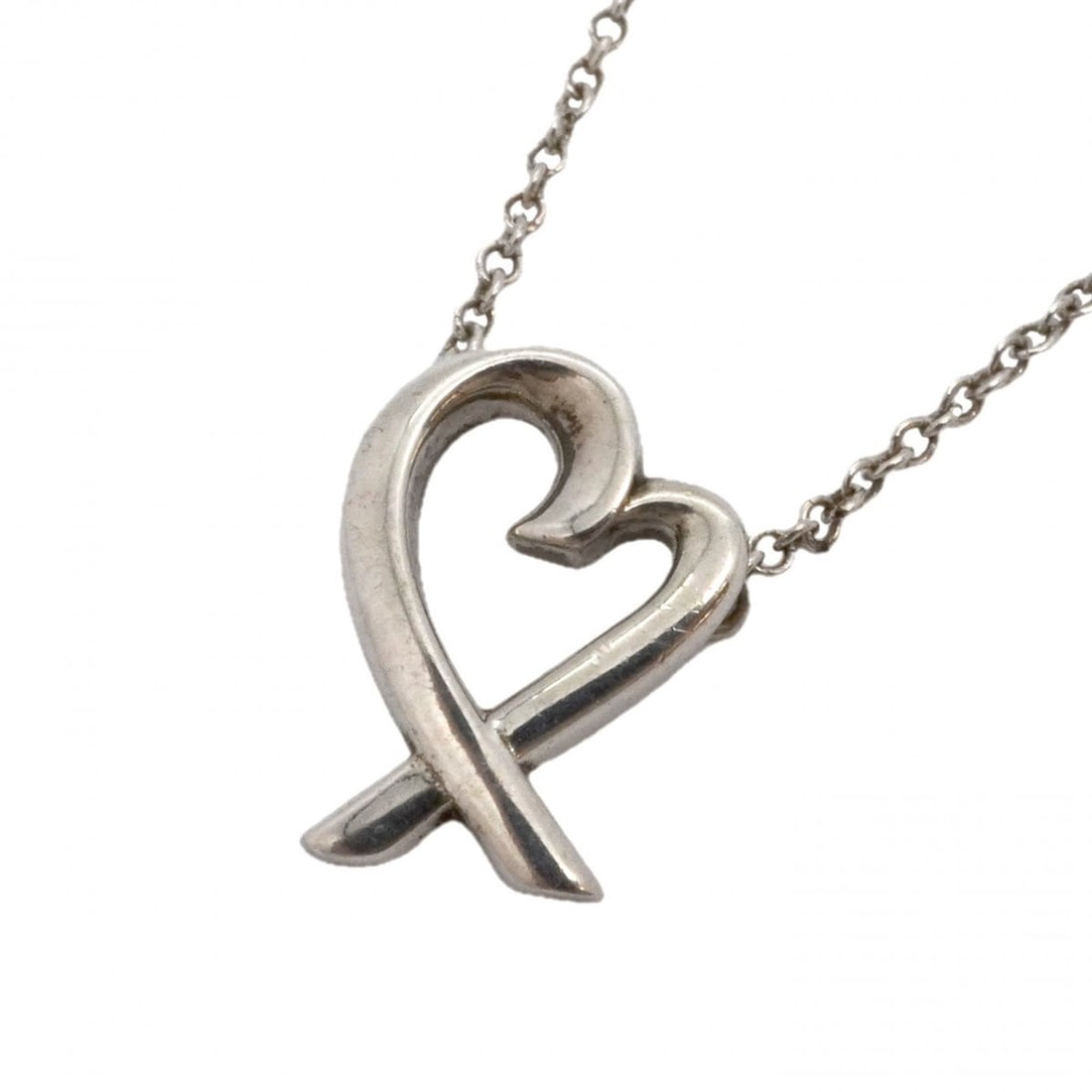 Tiffany Loving Heart Necklace, Silver 925, Women's (1 of 12)