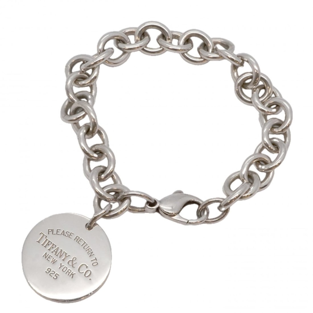 Tiffany Bracelet Return to Circle Silver 925 Women's: --- Catalog ---Category: SizeLength: 17cm / 6.69''Category: DesignType: Charm braceletGender: WomenMaterial: Silver 925Category: GeneralBrand: Tiffany--- Item List ---Section: ConditionRanking: Rank A