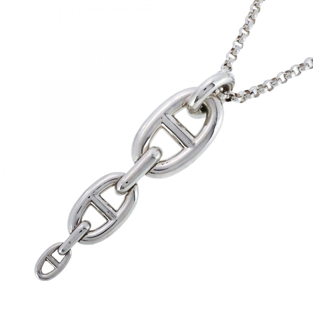 Hermes Anchaîne Chaine d'Ancre Necklace, Silver 925, for Men and Women (1 of 15)