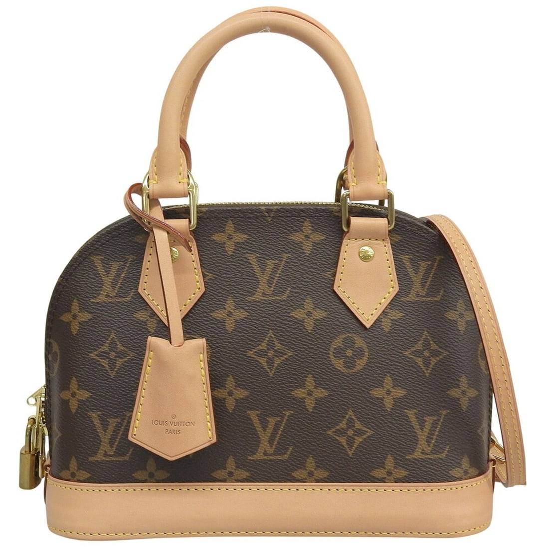 Like new Louis Vuitton Monogram Alma BB M53152 bag shoulder handbag: --- Catalog ---Category: SizeSize (HxWxD): 17.5cm x 24cm x 11.5cm / 6.88'' x 9.44'' x 4.52''Category: DesignType: Handbag, Shoulder bagColor: MonogramGender: WomenMaterial: PVC , Leather Category: Gen