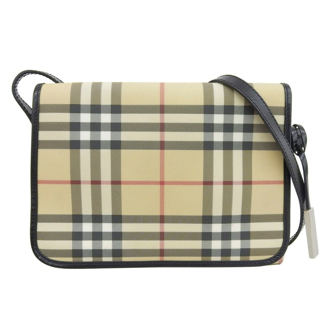 Burberry Nova Check Shoulder Bag Beige Black Red: --- Catalog ---Category: SizeSize (HxWxD): 17.5cm x 23.5cm x 7.5cm / 6.88'' x 9.25'' x 2.95''Category: DesignType: Shoulder bagColor: Beige, Black, Red colorGender: WomenMaterial: PVC , Leather Catego