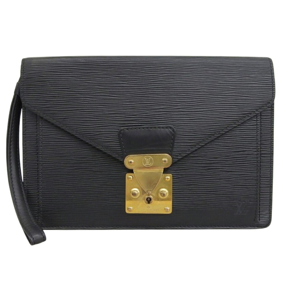 Louis Vuitton Epi Serie Dragonne M52612 Second Bag Clutch Leather Noir (1 of 11)