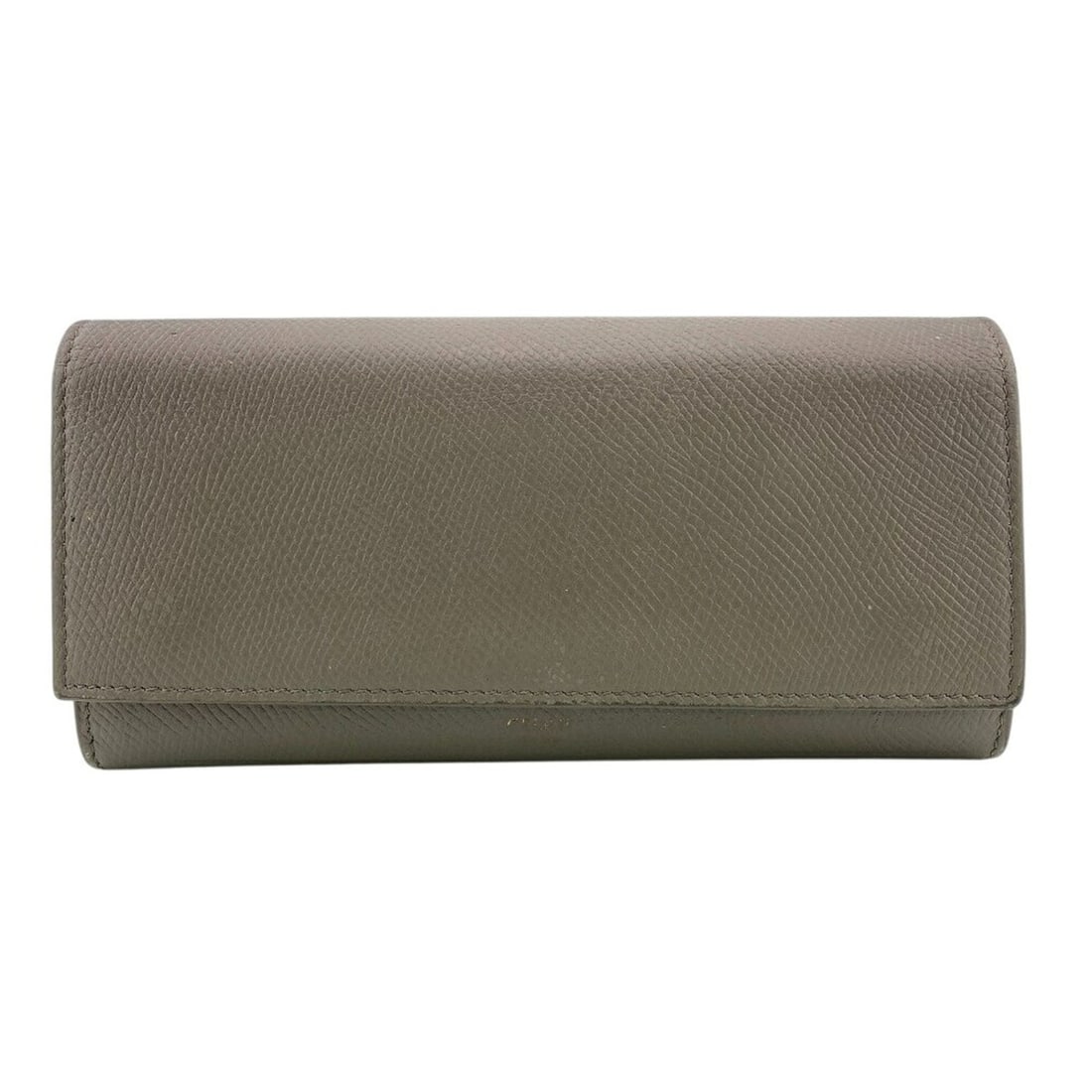 CELINE Large Flap Wallet, Gray, Women's (1 of 13)