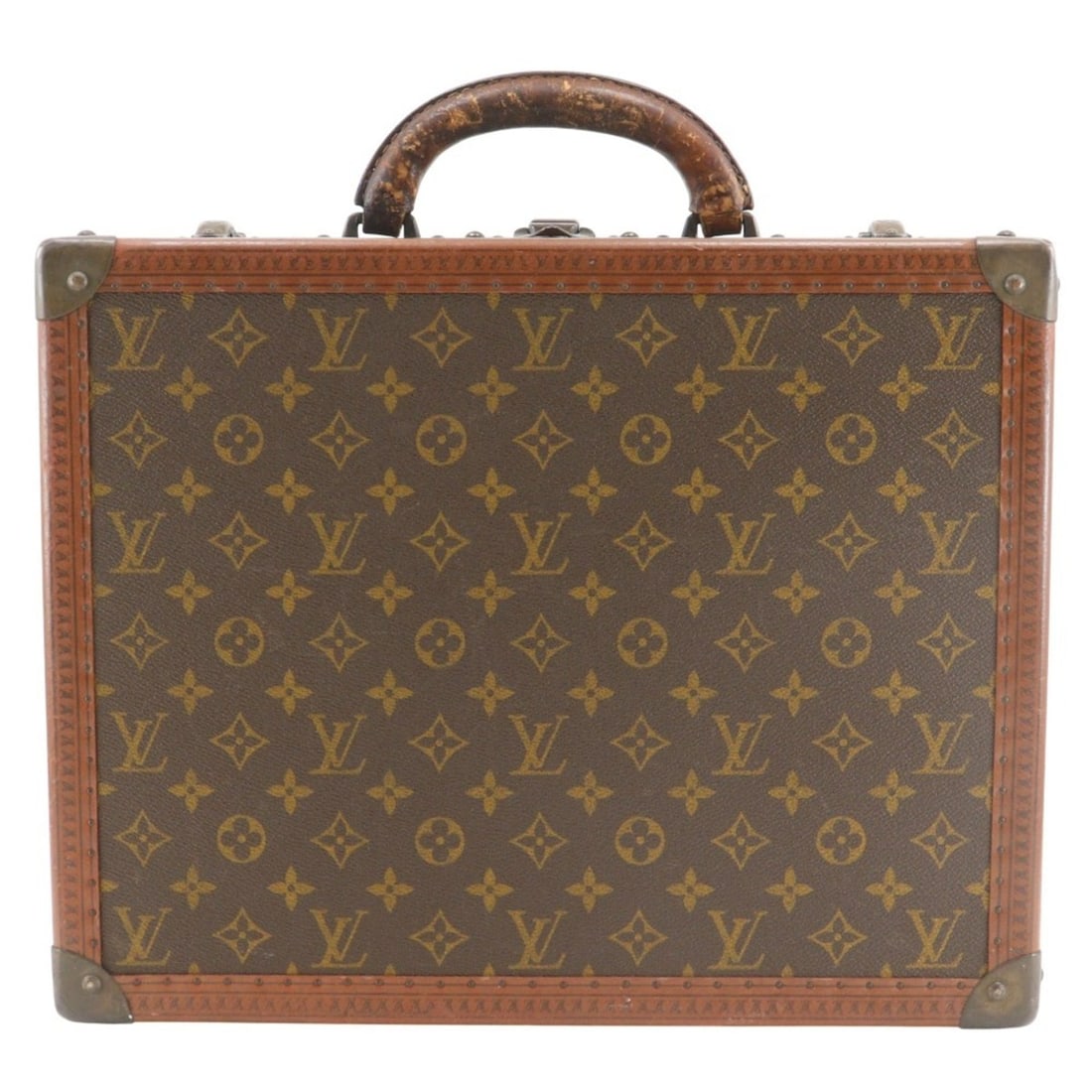 Louis Vuitton Cotoville 40 Trunk, Vintage, M21424, Monogram Canvas, Brown, A4 Size, with Snap Lock, (1 of 20)