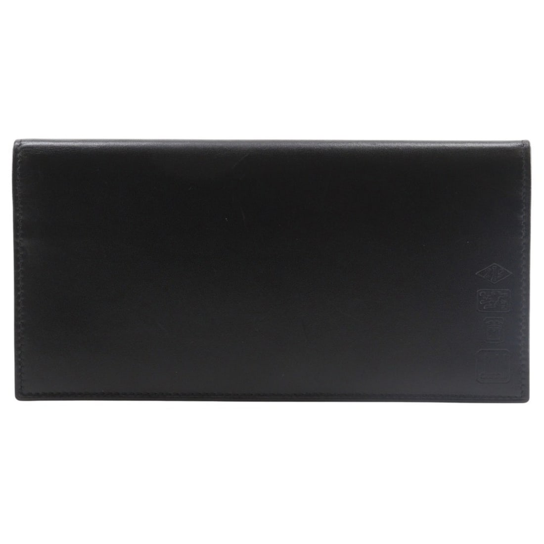 Dunhill Men's FV1000A Calfskin Black Open Billfold: --- Catalog ---Category: SizeSize (HxWxD): 9.5cm x 18cm x 1.5cm / 3.74'' x 7.08'' x 0.59''Category: DesignType: Long bill wallet (bi-fold)Color: BlackGender: MenMaterial: Leather Leather/Fur Type: Cal